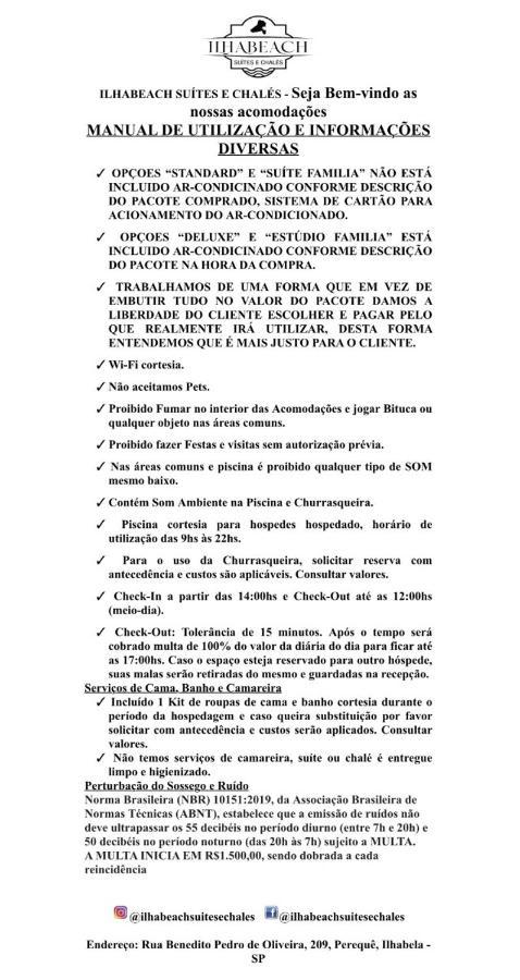 Ilhabeach Suites E Chales Ilhabela Zewnętrze zdjęcie